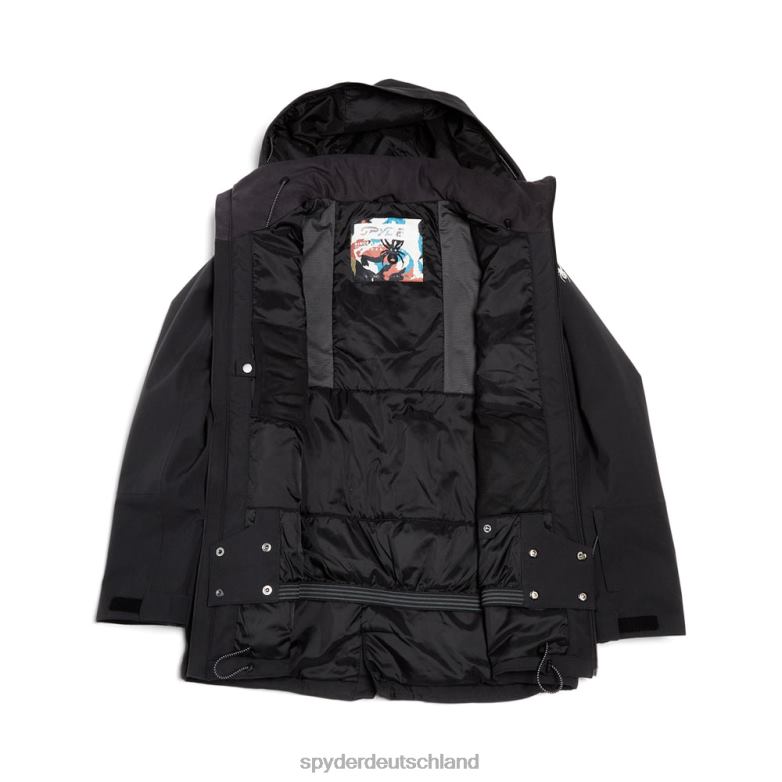 Frauen Spyder Feld Schwarz Bekleidung TR0Z6298