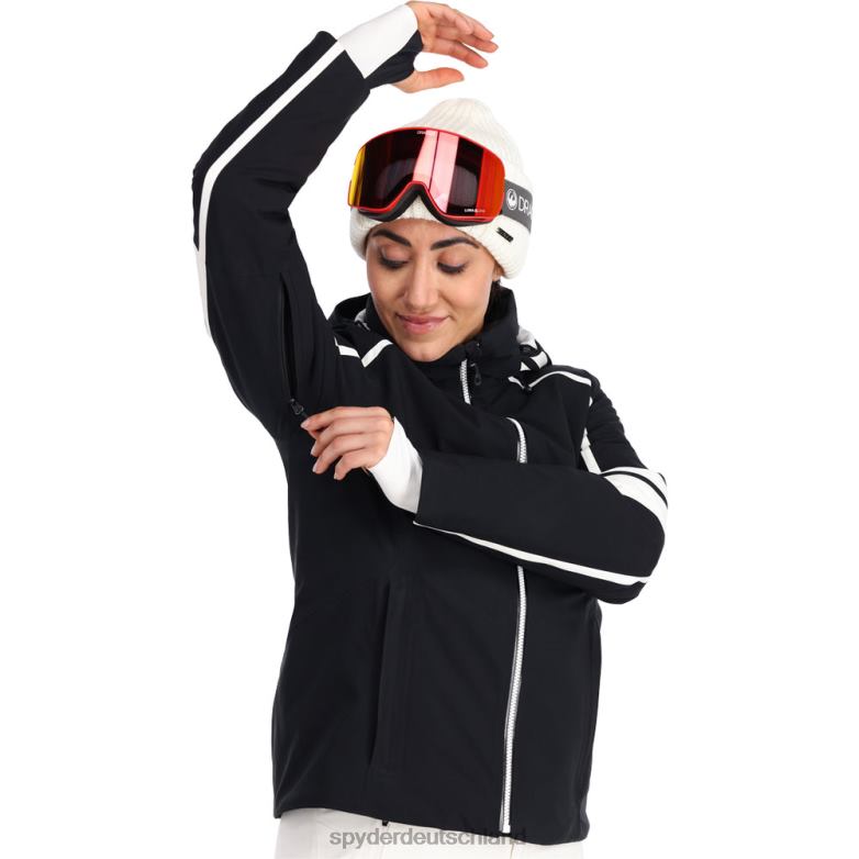 Frauen Spyder Haltung Schwarz Bekleidung TR0Z6292