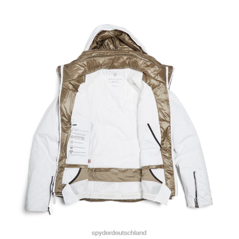 Frauen Spyder Pinnacle kein Kunstfell Weiß Bekleidung TR0Z6295