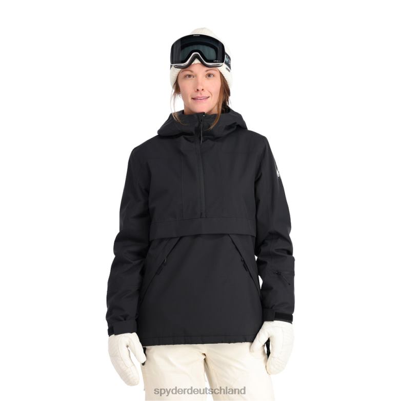 Frauen Spyder alles raus Schwarz Bekleidung TR0Z6299