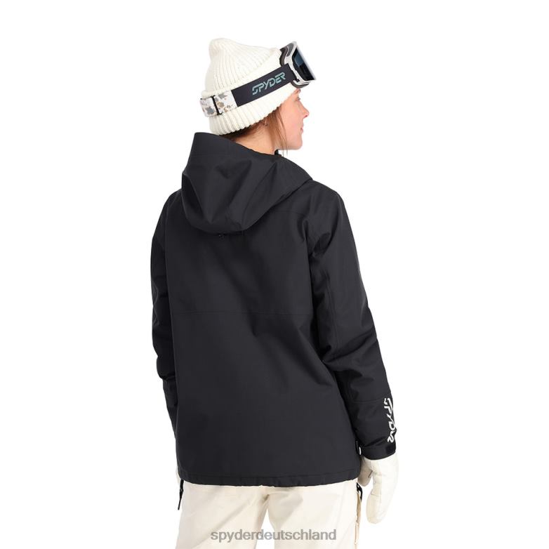 Frauen Spyder alles raus Schwarz Bekleidung TR0Z6299