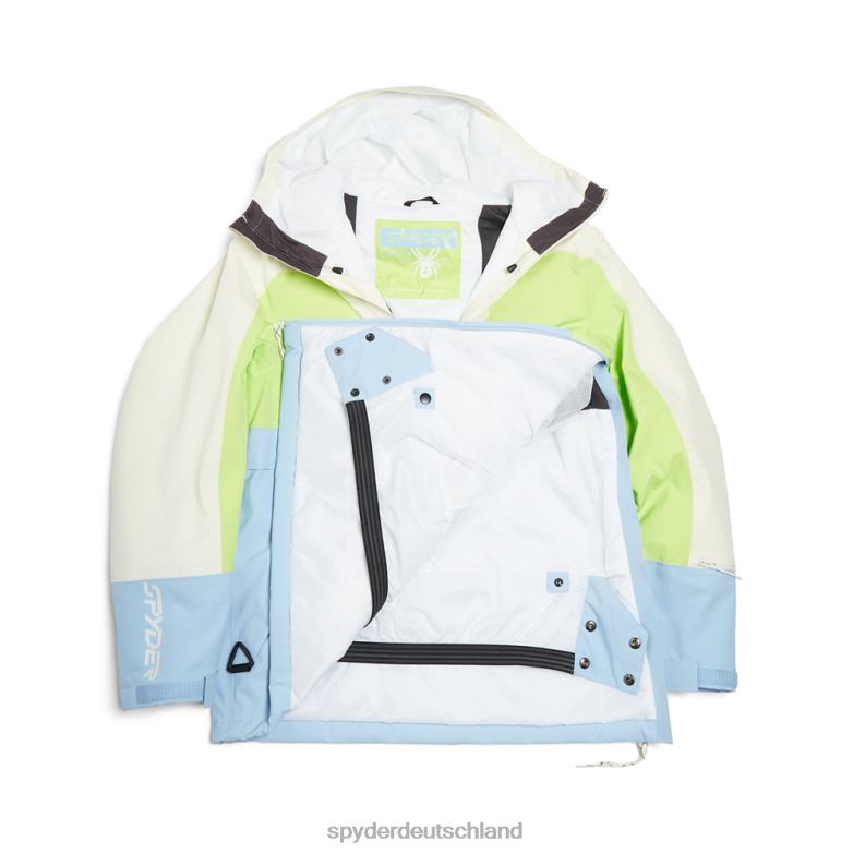 Frauen Spyder alles raus puderblaue Hochspannung Bekleidung TR0Z6283