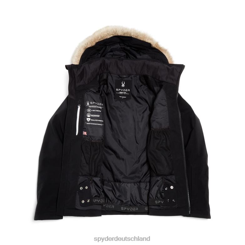 Frauen Spyder vida Schwarz Bekleidung TR0Z6328