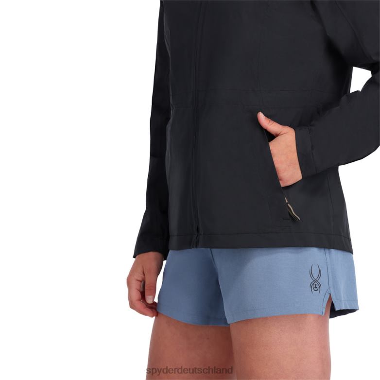 Frauen Spyder neblig Schwarz Bekleidung TR0Z6279