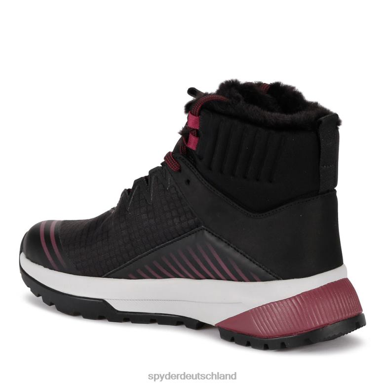 Frauen Spyder Gipfel Schwarz mit schwarzem Fell Schuhe TR0Z6441