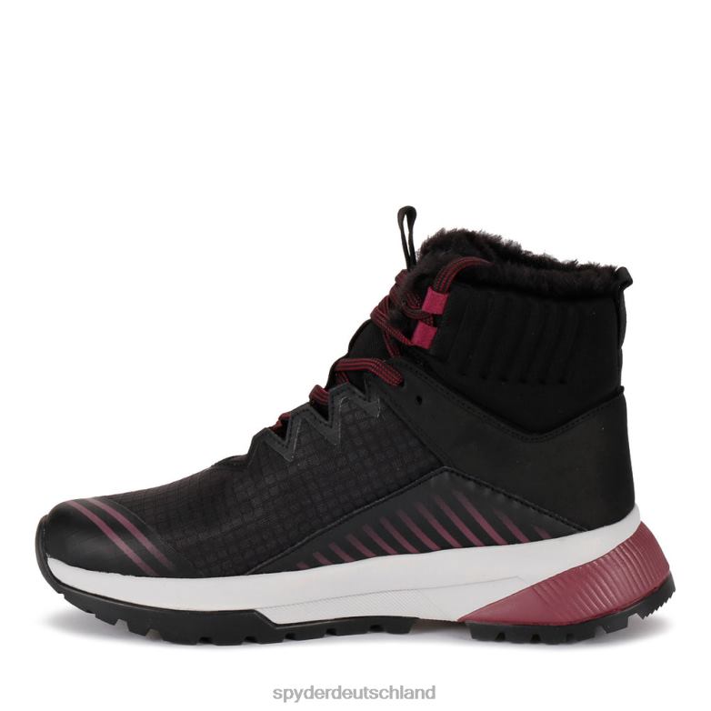 Frauen Spyder Gipfel Schwarz mit schwarzem Fell Schuhe TR0Z6441
