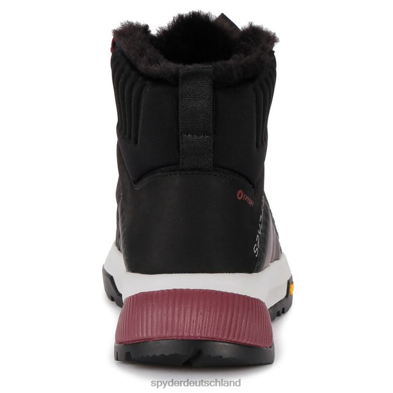 Frauen Spyder Gipfel Schwarz mit schwarzem Fell Schuhe TR0Z6441