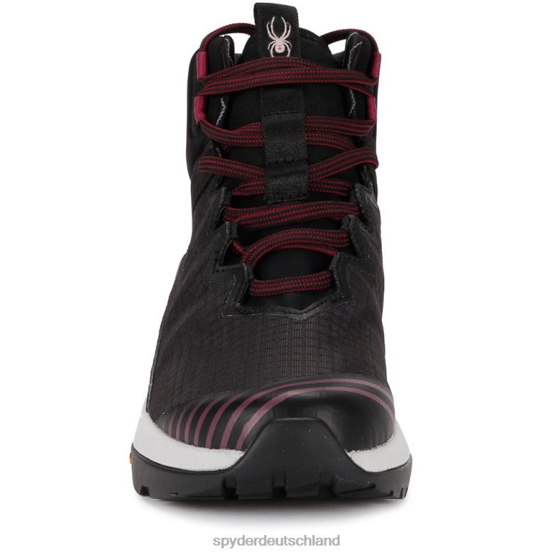 Frauen Spyder Gipfel Schwarz mit schwarzem Fell Schuhe TR0Z6441