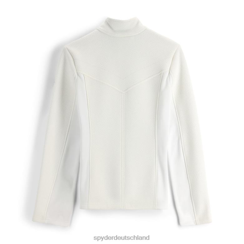 Frauen Spyder Zugabe voller Reißverschluss Weiß Bekleidung TR0Z6407