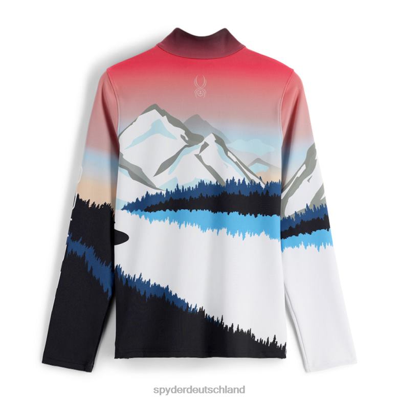 Frauen Spyder Sundowner-Halbreißverschluss tropisch Bekleidung TR0Z6397