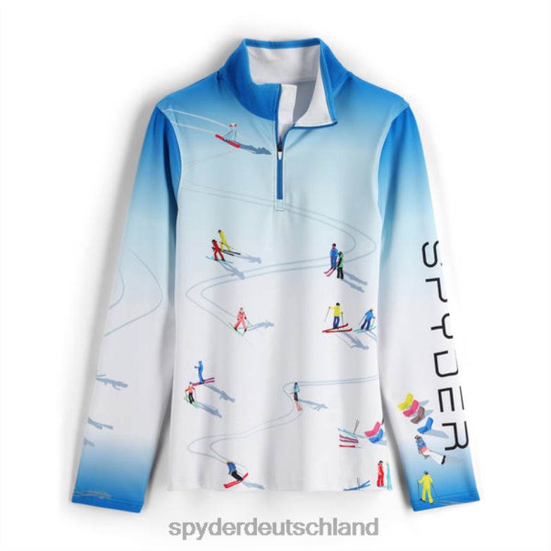 Frauen Spyder Vogelaugen-Halbreißverschluss Hochschule Bekleidung TR0Z6400