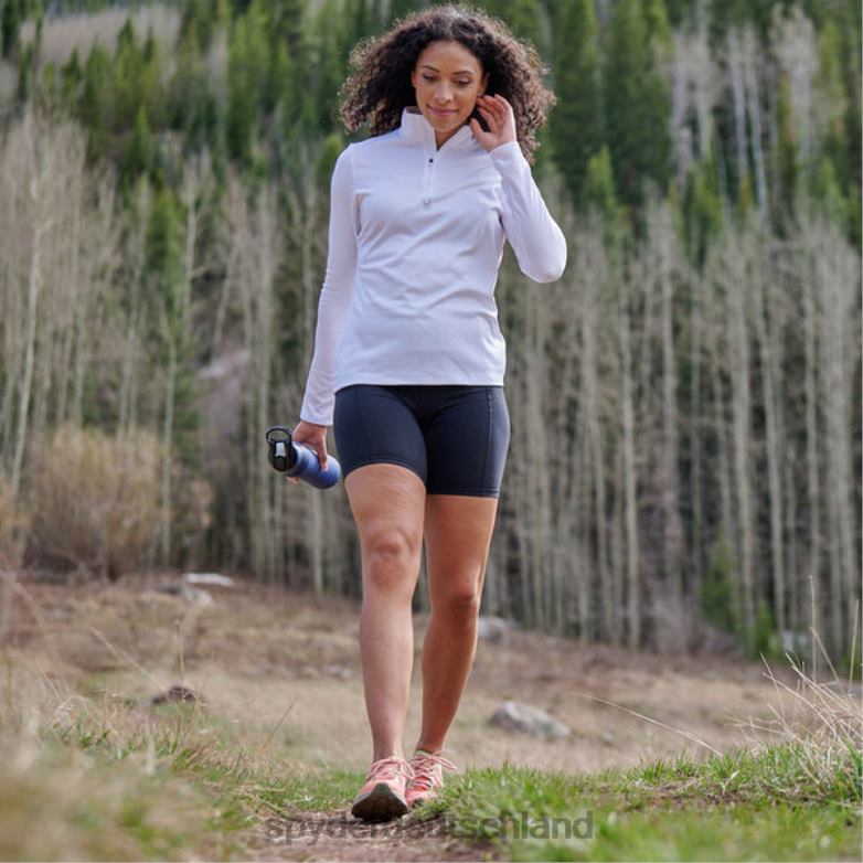 Frauen Spyder verlockender halber Reißverschluss Weiß Bekleidung TR0Z6395