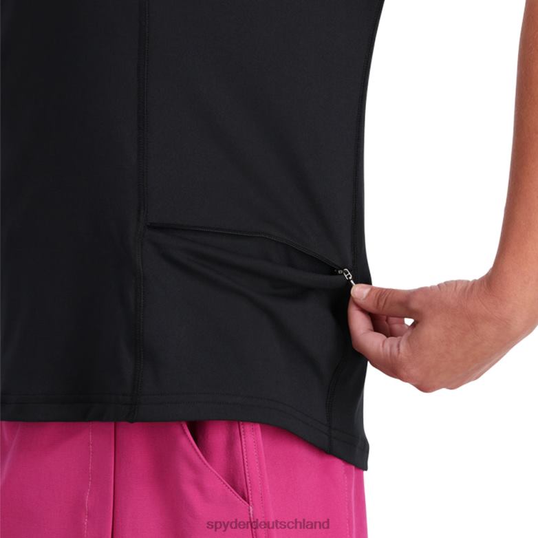 Frauen Spyder Arc-Graphen-Tech-Shirt Schwarz Bekleidung TR0Z6385