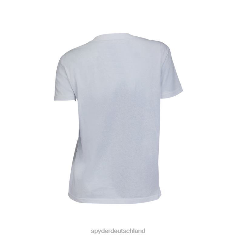 Frauen Spyder Haze USA T-Shirt Weiß Bekleidung TR0Z6377