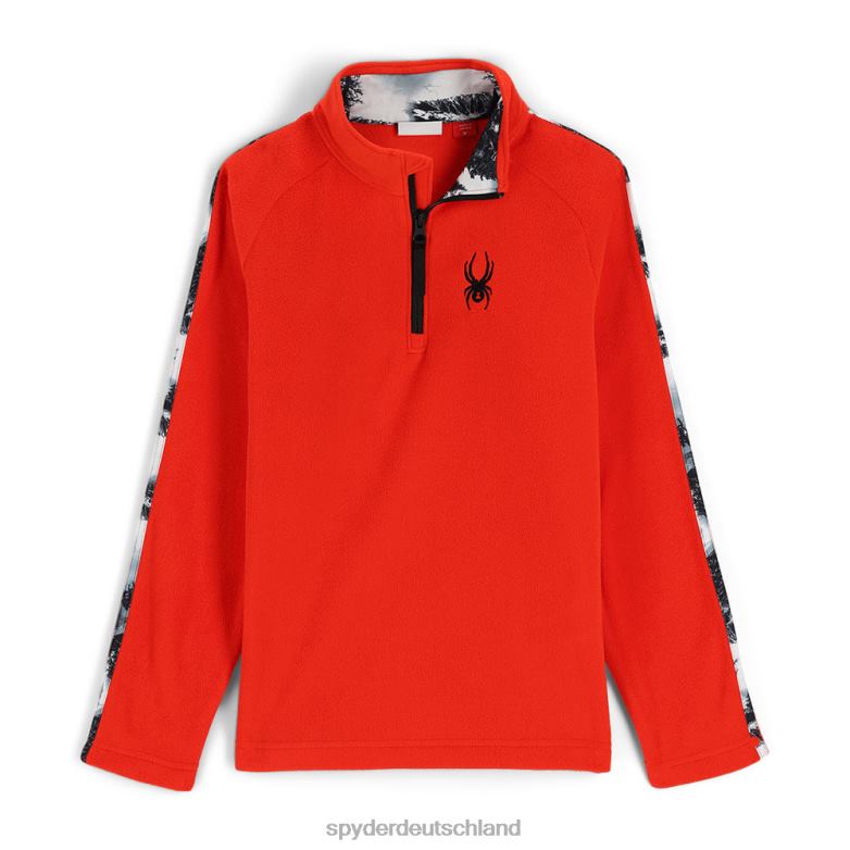 Jungen Spyder Geschwindigkeit halber Reißverschluss Vulkan Bekleidung TR0Z6587