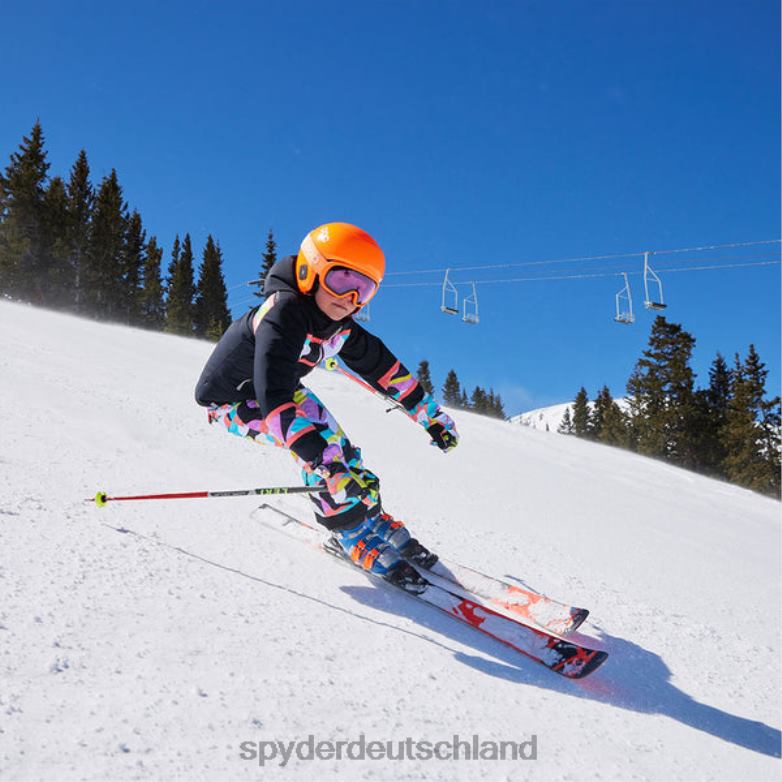 Mädchen Spyder Mila Schwarz Bekleidung TR0Z6556