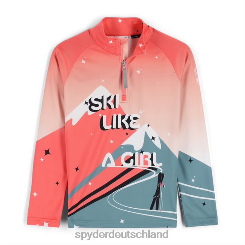 Mädchen Spyder halber Reißverschluss an der Oberfläche Tundra Bekleidung TR0Z6598