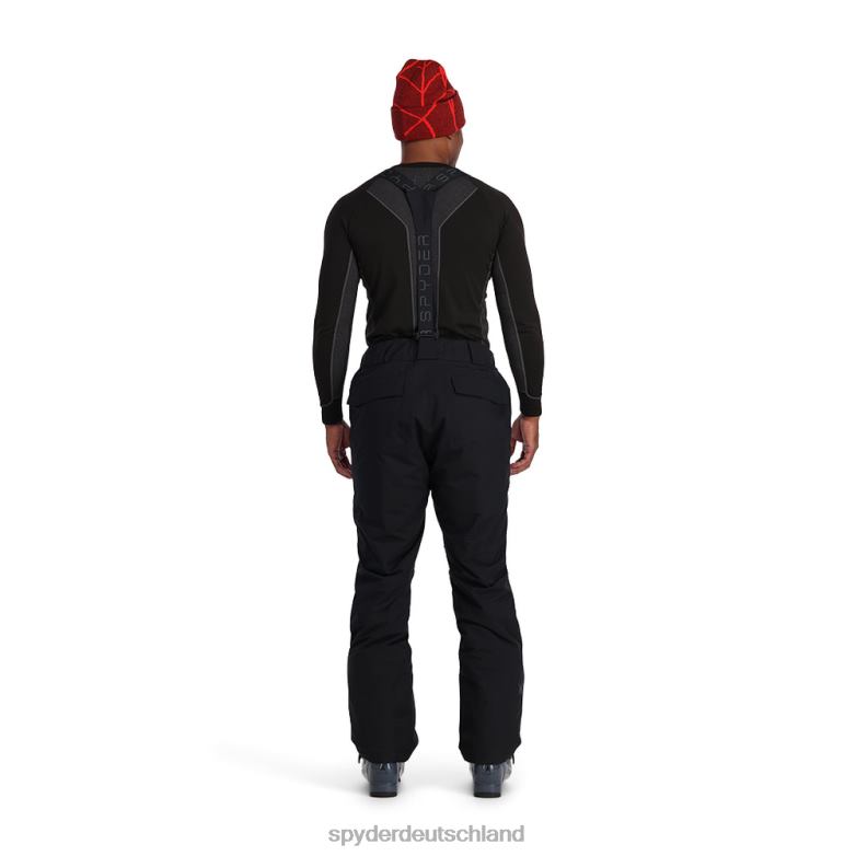 Männer Spyder Sentinel-Passform Schwarz Bekleidung TR0Z692