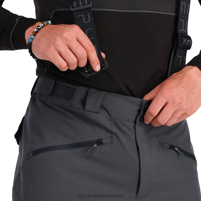 Männer Spyder normale Sentinel-Passform Ebenholz Bekleidung TR0Z6110