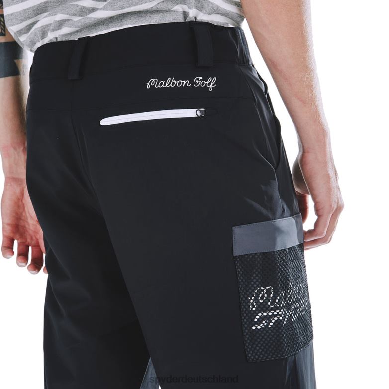 Männer Spyder X Malbon Schwarz Bekleidung TR0Z6117