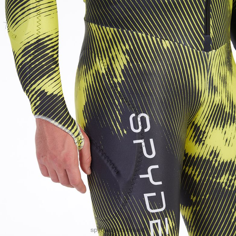 Männer Spyder Leistung schwarze Zitrone Bekleidung TR0Z6122