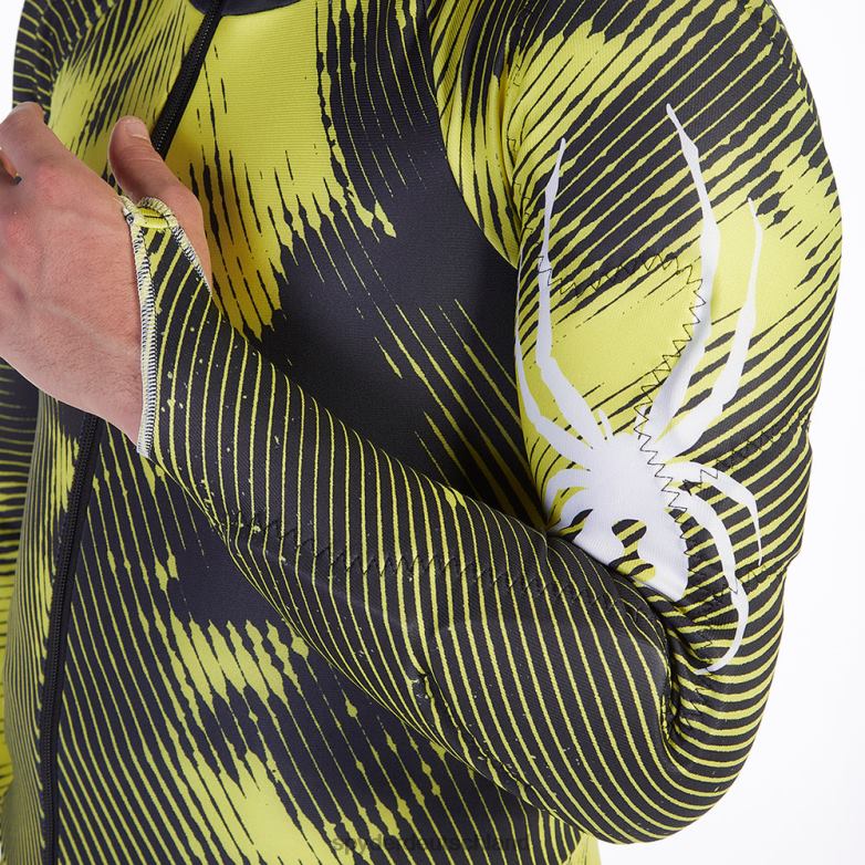 Männer Spyder neun neunzig schwarze Zitrone Bekleidung TR0Z6126