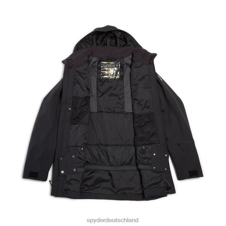 Männer Spyder Feld Schwarz Bekleidung TR0Z657