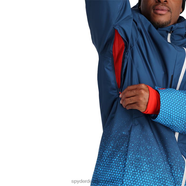 Männer Spyder Grundierung verblasstes Geo-College Bekleidung TR0Z631