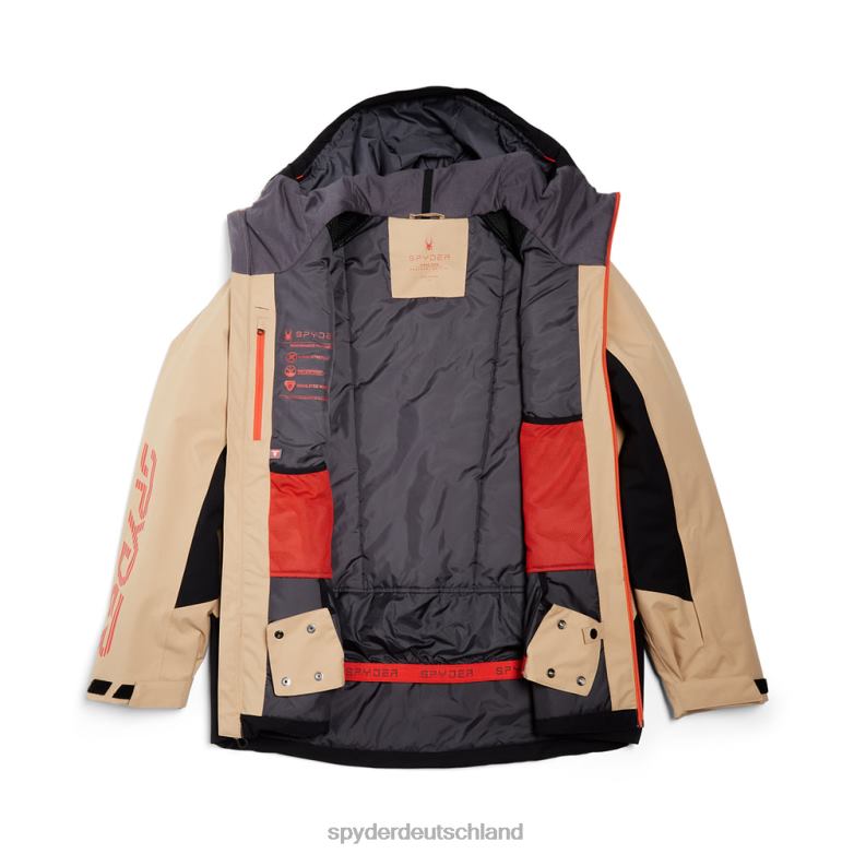 Männer Spyder Hymne Tannin schwarz Bekleidung TR0Z642