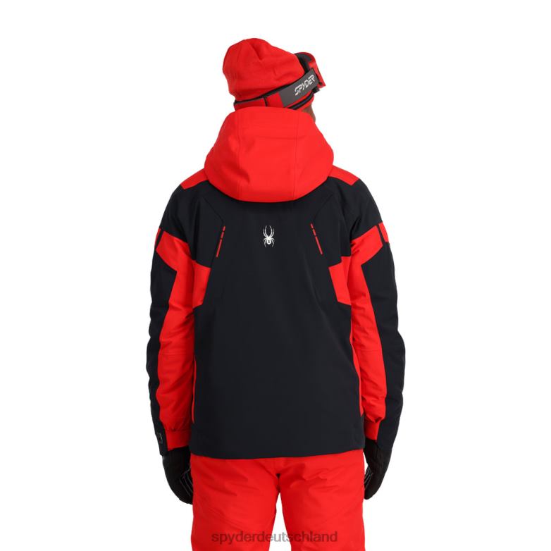 Männer Spyder Monterosa schwarzer Vulkan Bekleidung TR0Z637