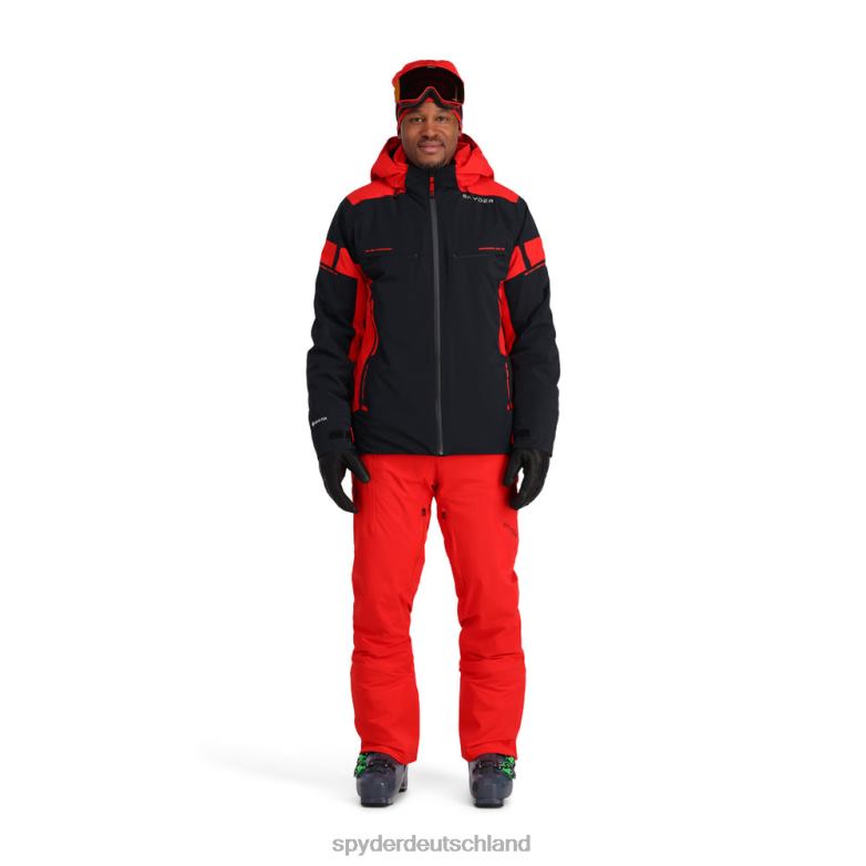 Männer Spyder Monterosa schwarzer Vulkan Bekleidung TR0Z637