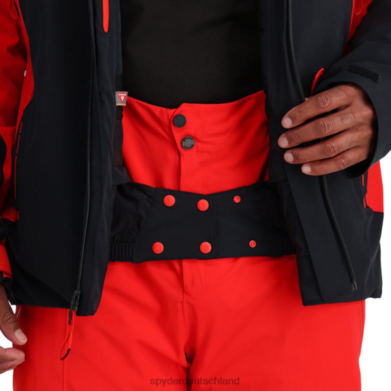 Männer Spyder Monterosa schwarzer Vulkan Bekleidung TR0Z637