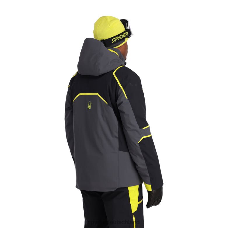 Männer Spyder Titan schwarze Zitrone Bekleidung TR0Z639