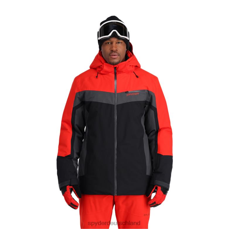 Männer Spyder achtundsiebzig Vulkan schwarz Bekleidung TR0Z661