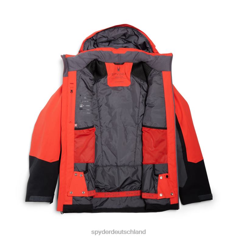 Männer Spyder achtundsiebzig Vulkan schwarz Bekleidung TR0Z661