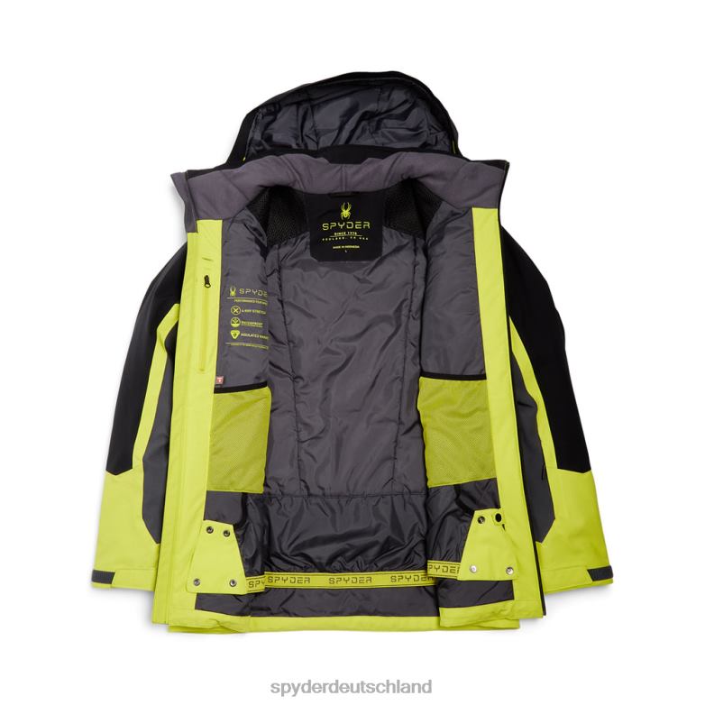 Männer Spyder achtundsiebzig schwarze Zitrone Bekleidung TR0Z664