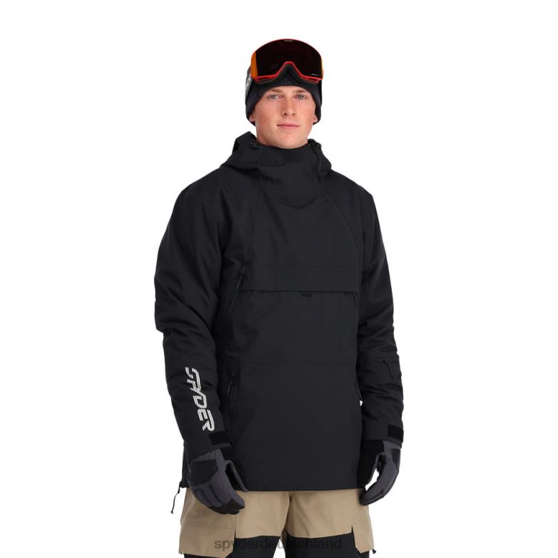 Männer Spyder alles raus Schwarz Bekleidung TR0Z658