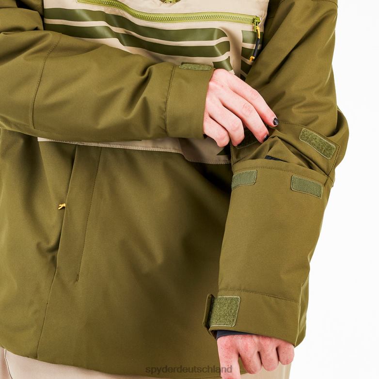 Männer Spyder alles raus dunkles Oliv Bekleidung TR0Z662