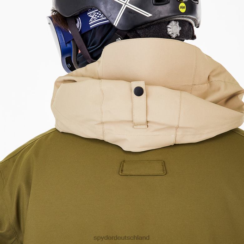 Männer Spyder alles raus dunkles Oliv Bekleidung TR0Z662