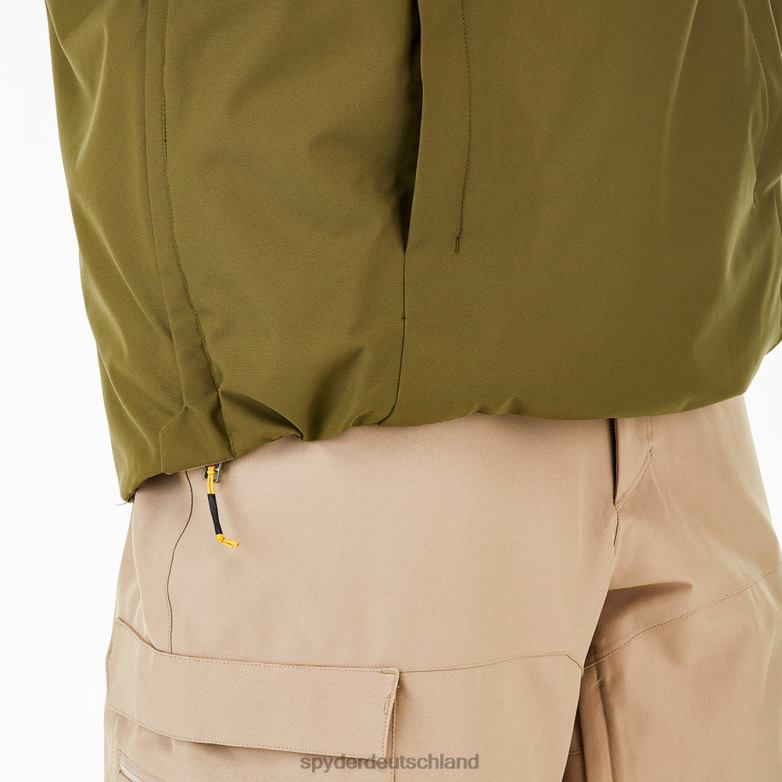 Männer Spyder alles raus dunkles Oliv Bekleidung TR0Z662