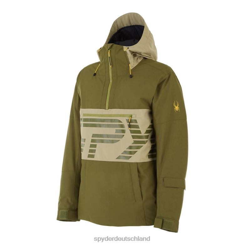 Männer Spyder alles raus dunkles Oliv Bekleidung TR0Z662