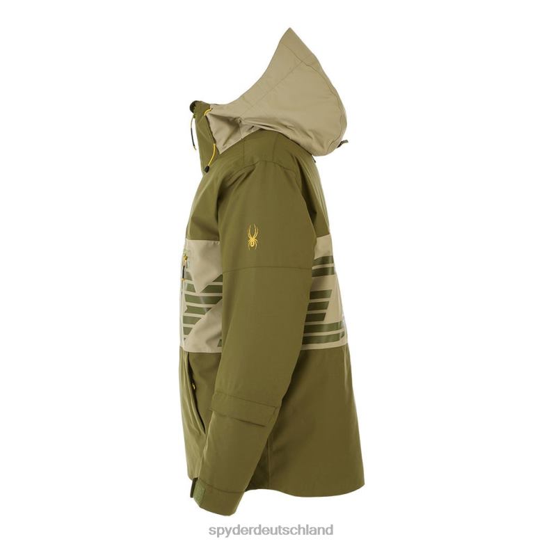 Männer Spyder alles raus dunkles Oliv Bekleidung TR0Z662