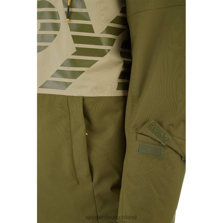 Männer Spyder alles raus dunkles Oliv Bekleidung TR0Z662