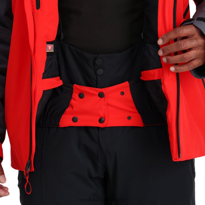 Männer Spyder vanqysh Vulkan Ebenholz Bekleidung TR0Z630