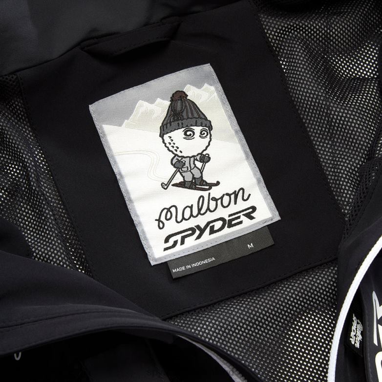 Männer Spyder X Malbon Schwarz Bekleidung TR0Z614