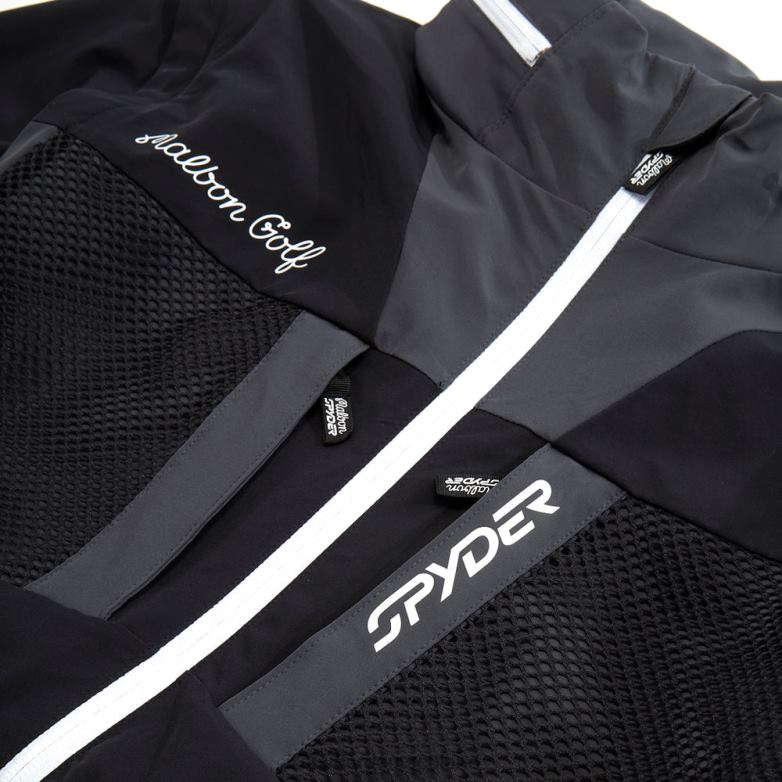 Männer Spyder X Malbon Schwarz Bekleidung TR0Z614