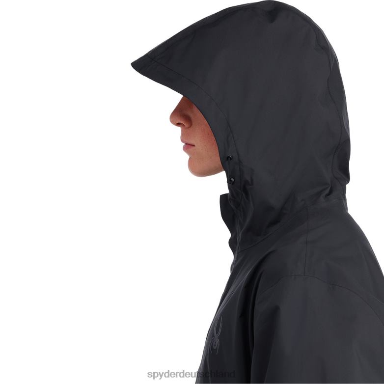 Männer Spyder Nebel Schwarz Bekleidung TR0Z62