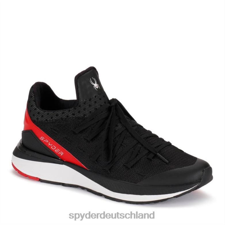 Männer Spyder Tempo schwarz/feuerrot Schuhe TR0Z6696