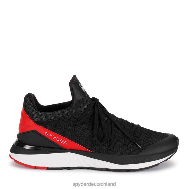 Männer Spyder Tempo schwarz/feuerrot Schuhe TR0Z6696