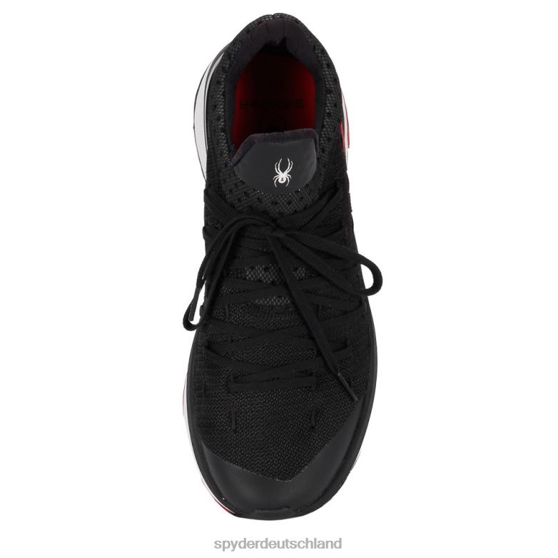 Männer Spyder Tempo schwarz/feuerrot Schuhe TR0Z6696